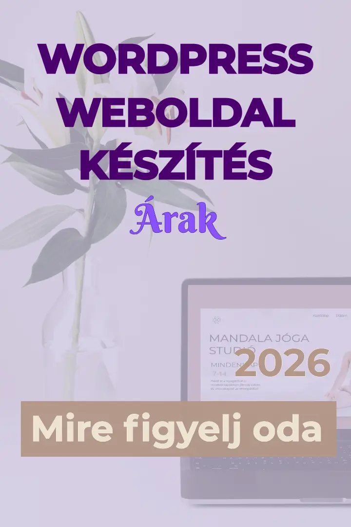 Modern, ikonokkal ellátott körkapcsoló interfész a weboldal készítés folyamatainak és árazási összetevőinek beállításához.